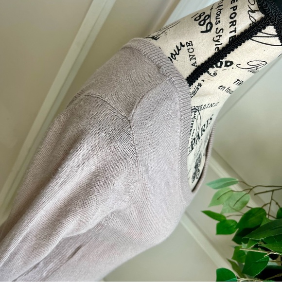 Mandee Knit Scoop Neck Sweater Gray Sz L - Picture 9 of 16